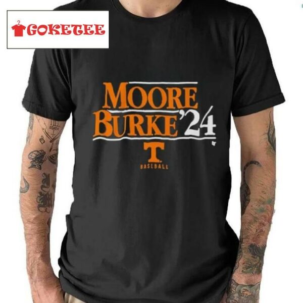 Moore Burke ’24 Tennessee Baseball 2024 National Champions Shirt
