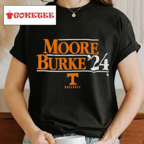 Moore Burke ’24 Tennessee Baseball 2024 National Champions Shirt