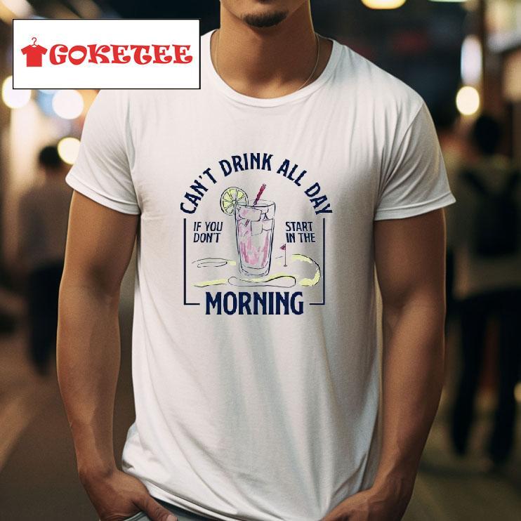 Morning Transfusion Can T Drink All Day Tshirt 