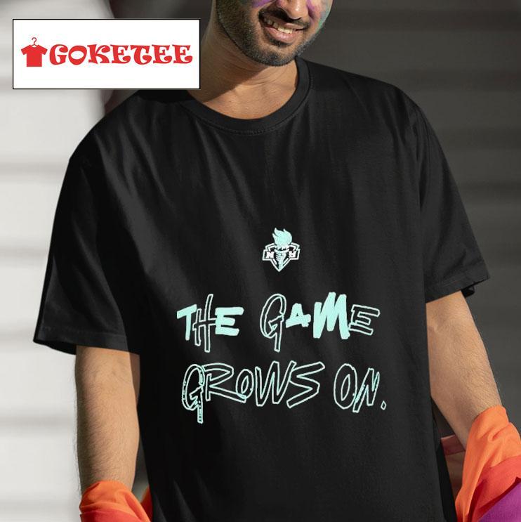 New York Liberty The Game Grows On Round Go Team S Tshirt 