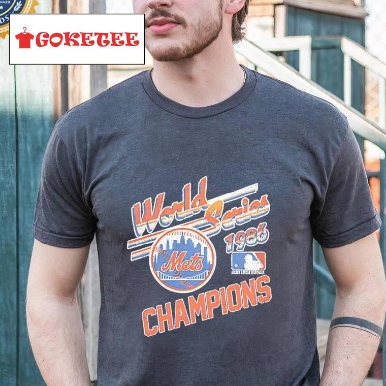 New York Mets World Series Champions 1986 Vintage Shirt