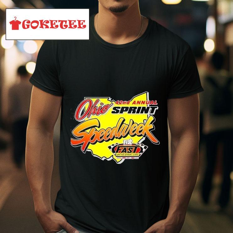 Ohio Nd Annual Sprint Speedweek Tshirt 