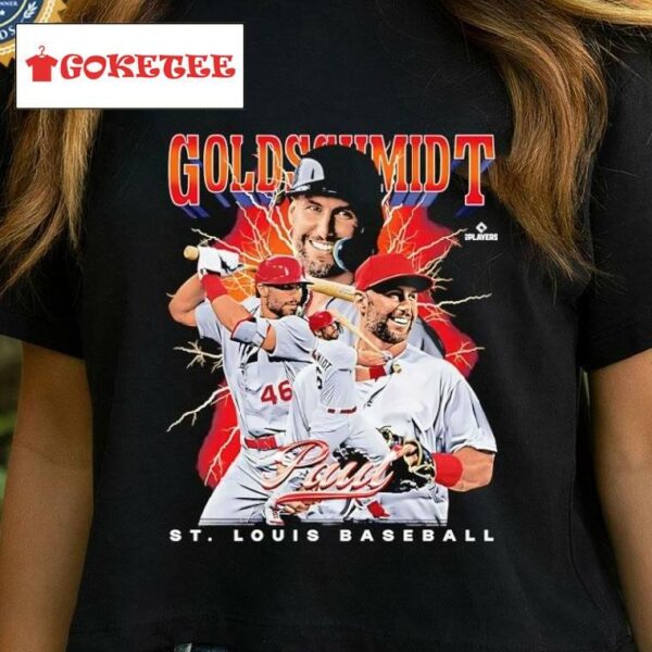Paul Goldschmidt St Louis Cardinals Thunder Graphic Shirt