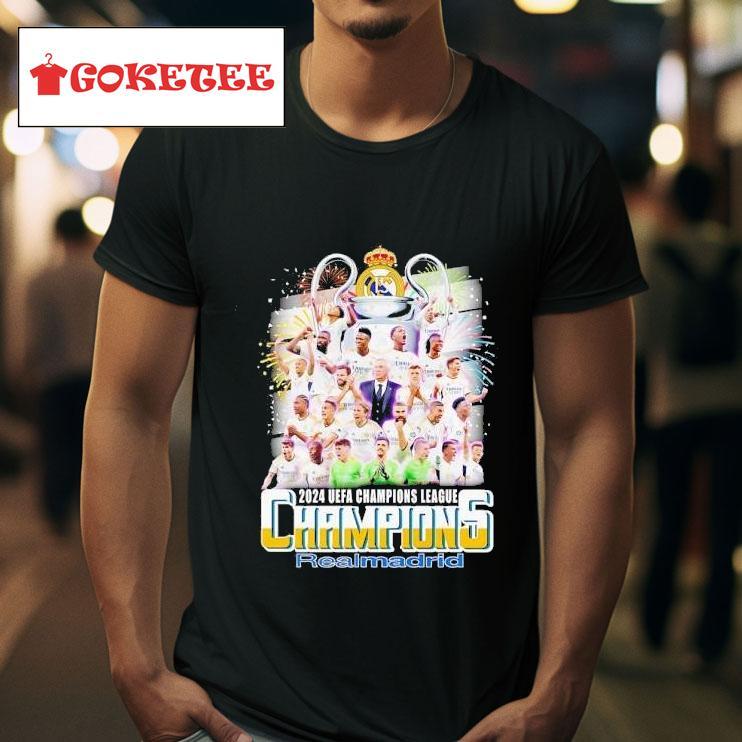 Realmadrid Uefa Champions League Champions  Tshirt 