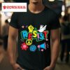 Resist Peace Symbols Tshirt