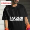 Satoshi Nakamoto Bitcoin Tshirt