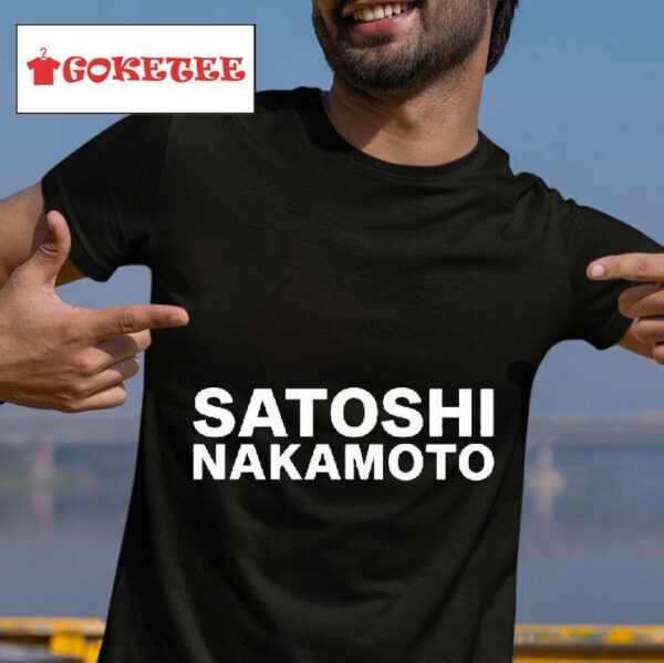 Satoshi Nakamoto Bitcoin Tshirt