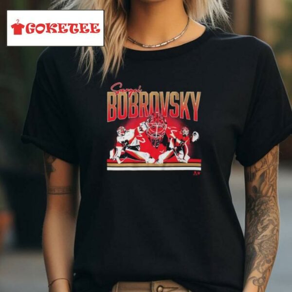 Sergei Bobrovsky Florida Panthers Collage Artwork T Shirt
