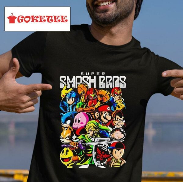 Super Smash Bros Cartoon Tshirt