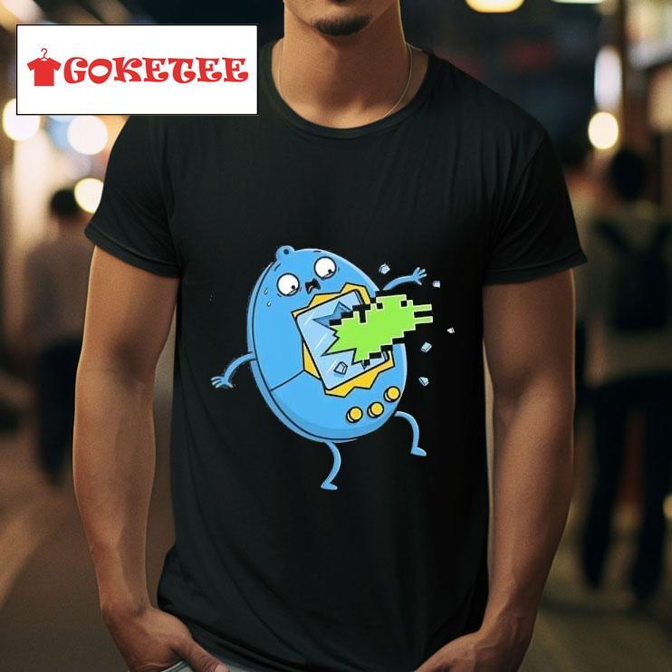 Tamagotchi And Chestburster Alien Tshirt 