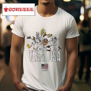 Team Usa Looney Tunes Characters Tshirt