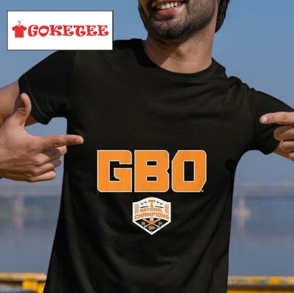Tennessee Baseball Gbo National Champions Tshirt