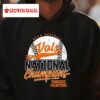 Tennessee Volunrs 2024 Ncaa Men's Baseball College World Series Champions Bats Crossed Shirt