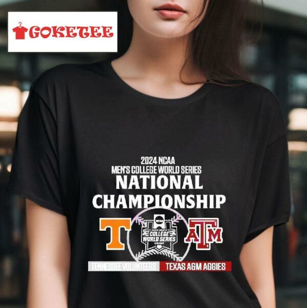 Tennessee Volunrs Vs Texas Am Aggies Ncaa Men S College World Series National Championship Tshirt