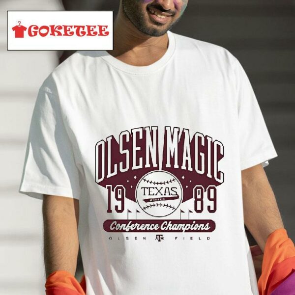 Texas Am Aggies Olsen Magic Conference Champions Tshirt