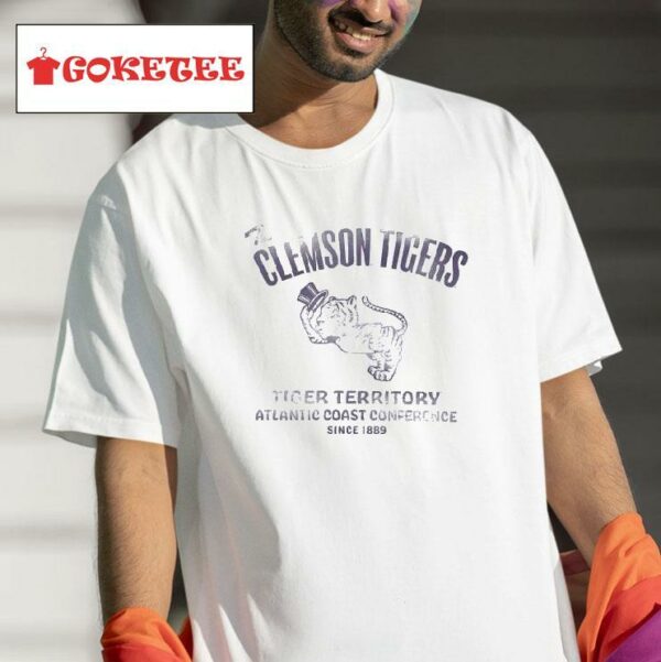 The Clemson Tigers Territory Atlantic Coast Conference Sine Vintage Tshirt