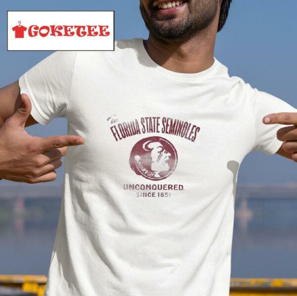 The Florida State Seminoles Unconquered Since Vintage Tshirt