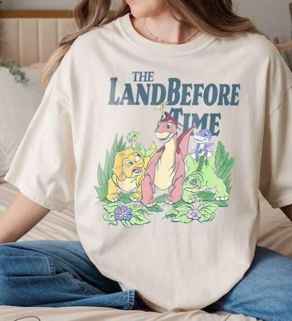 The Land Before Time Pastel Dinosaur Friends Shirt