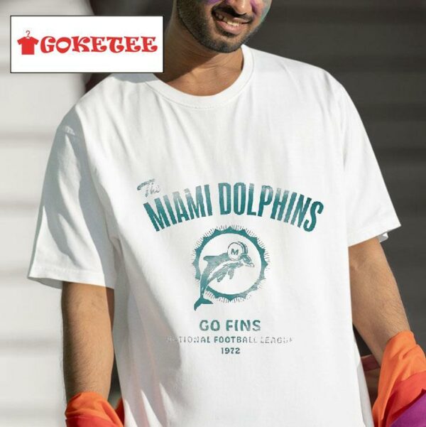 The Miami Dolphins Go Fins National Football League Since Vintage Tshirt