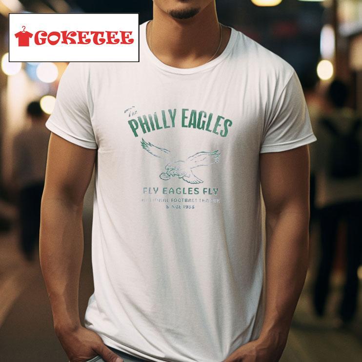 The Philadelphia Eagles Fly Eagles Fly National Football League Since  Vintage Tshirt 