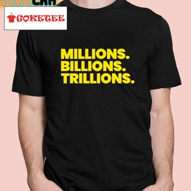 Travis Malloy Millions Billions Trillions Shirt