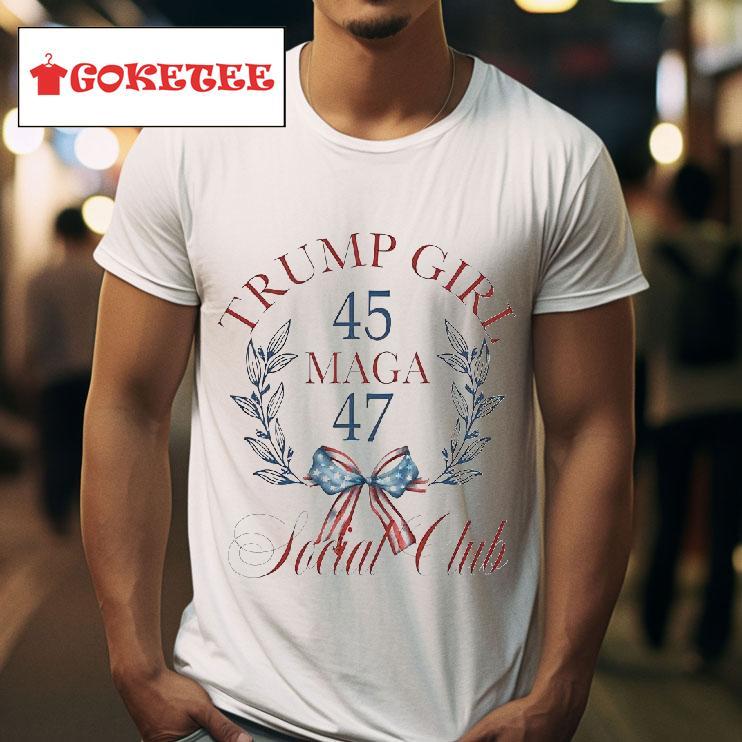 Trump Girl  Maga  Social Club Tshirt 