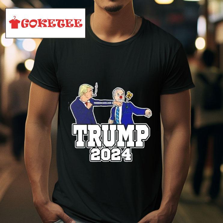 Trump Punch Biden  Tshirt 