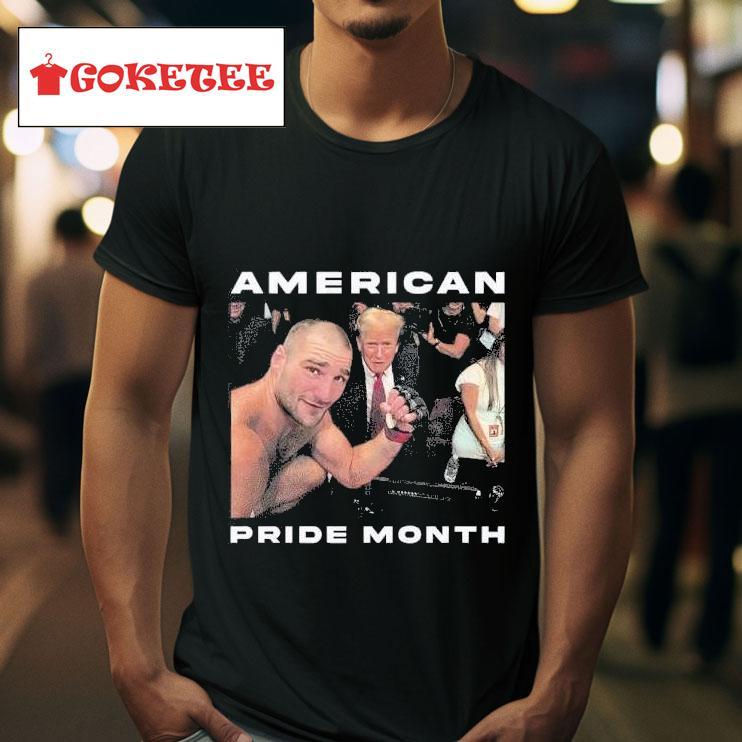 Trump Strickland American Pride Month Tshirt 