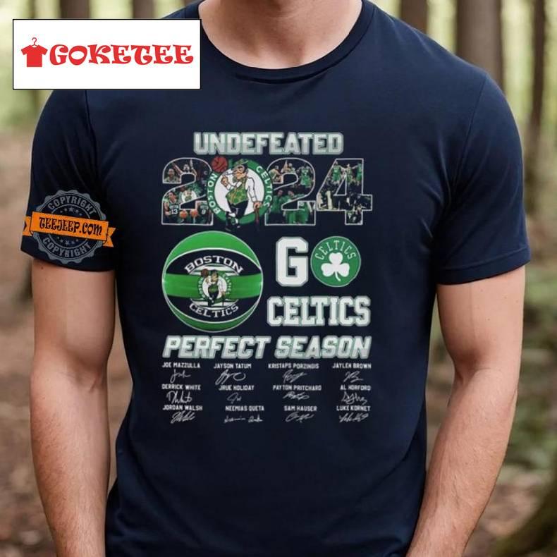 Undefeated 2024 Boston Celtics Perfect Season T Shirt