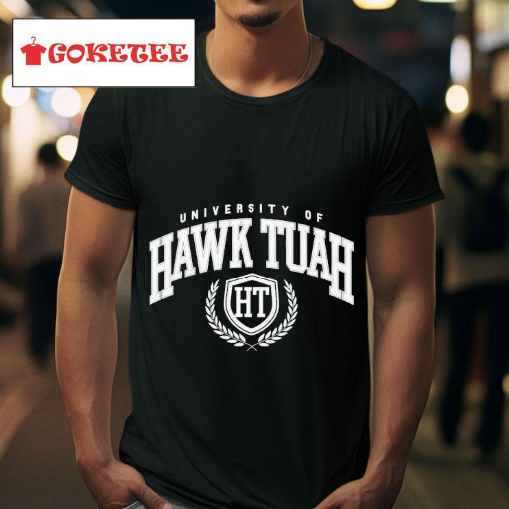 University Of Hawk Tuah S Tshirt 