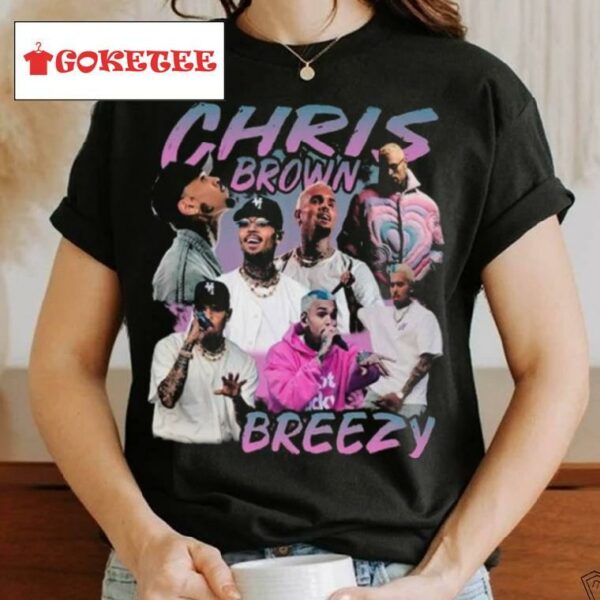 Vintage Chris Brown Breezy Hip Hop T Shirt