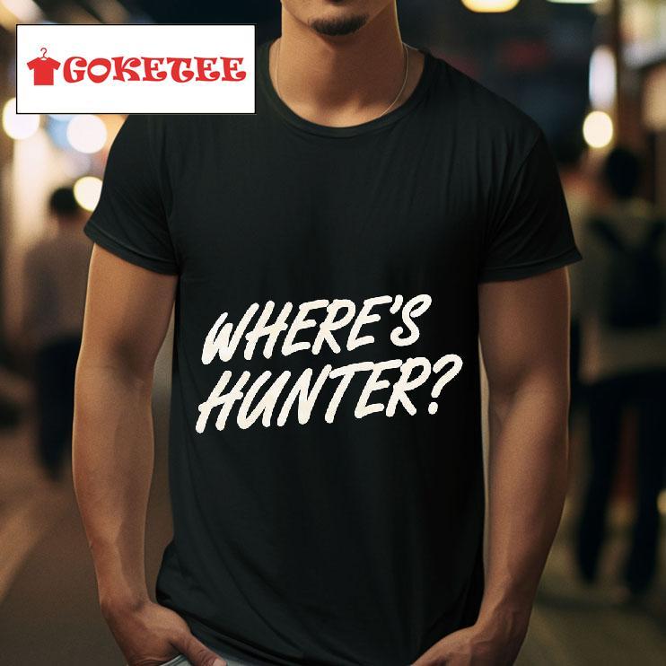 Where S Hunter Tshirt 