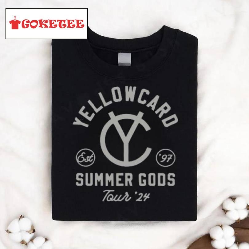 Yellowcardband Yellowcard Summer Gods Tour Shirt