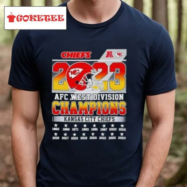 2023 Afc West Division Champions Kansas City Chiefs Shirt