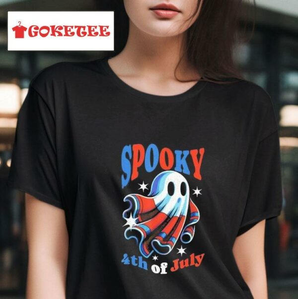 Th Of July Spooky Funny Patriot Spooky Fourth Of July Tshirt