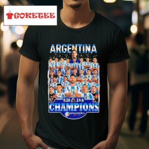 Argentina National Team Champions Copa America Usa Tshirt