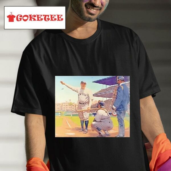 Scott Seiver Babe Ruth S Called Shot Baseball Photo Tshirt