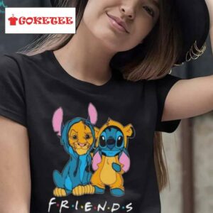 Stitch And Lion King Best Friends For Life Disney Fan Shirt