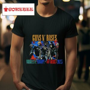 The World Tour Guns N Roses Tshirt