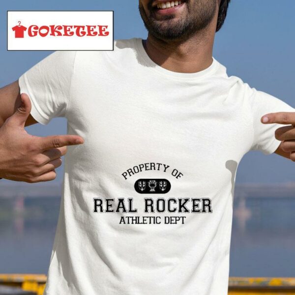 The Home Team Property Of Real Rocker Athletic Deps Tshirt